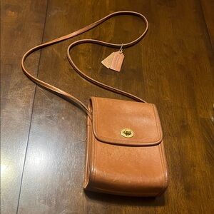 Coach Brown Leather Crossbody Bag